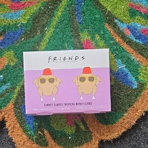 FRIENDS Turkey Shaped Tropical Bath Fizzers - Purple and Yellow